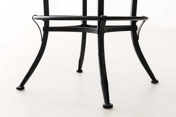 Barstol RADONG med högkvalitativ stoppning och konstläderöverdrag | Höj- och sänkbar sittpall i industridesign | Pall med metallram