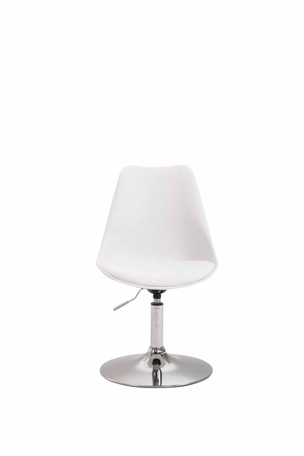 Matstol MAVERICK plast | Justerbar höjd | Roterbar med trumpetfot | Sitthöjd ca 43 - 48 cm