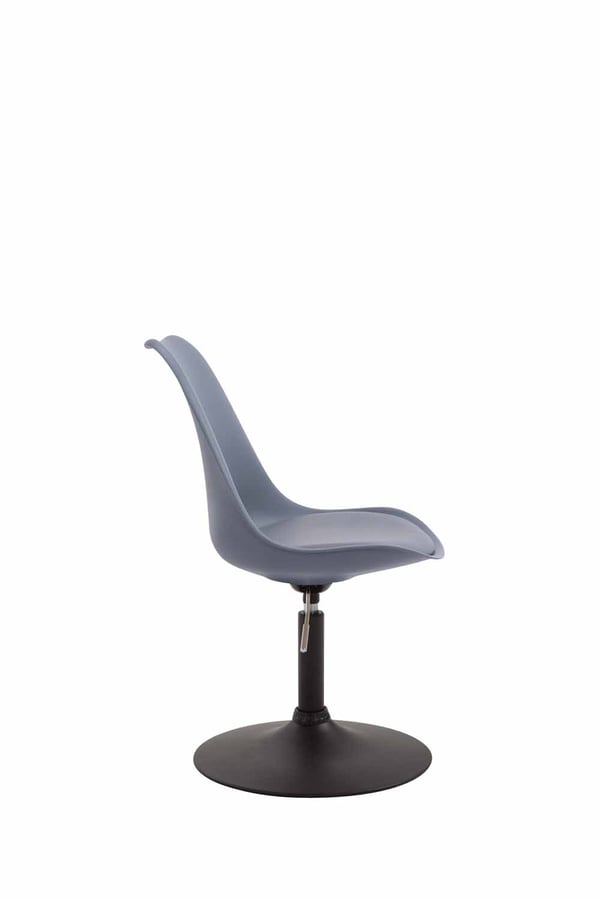 Matstol MAVERICK plast | Justerbar höjd | Roterbar med trumpetfot | Sitthöjd ca 43 - 48 cm