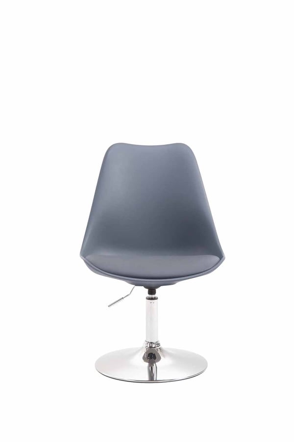 Matstol MAVERICK plast | Justerbar höjd | Roterbar med trumpetfot | Sitthöjd ca 43 - 48 cm