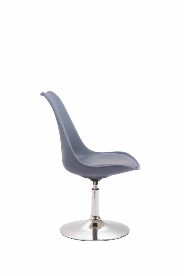 Matstol MAVERICK plast | Justerbar höjd | Roterbar med trumpetfot | Sitthöjd ca 43 - 48 cm