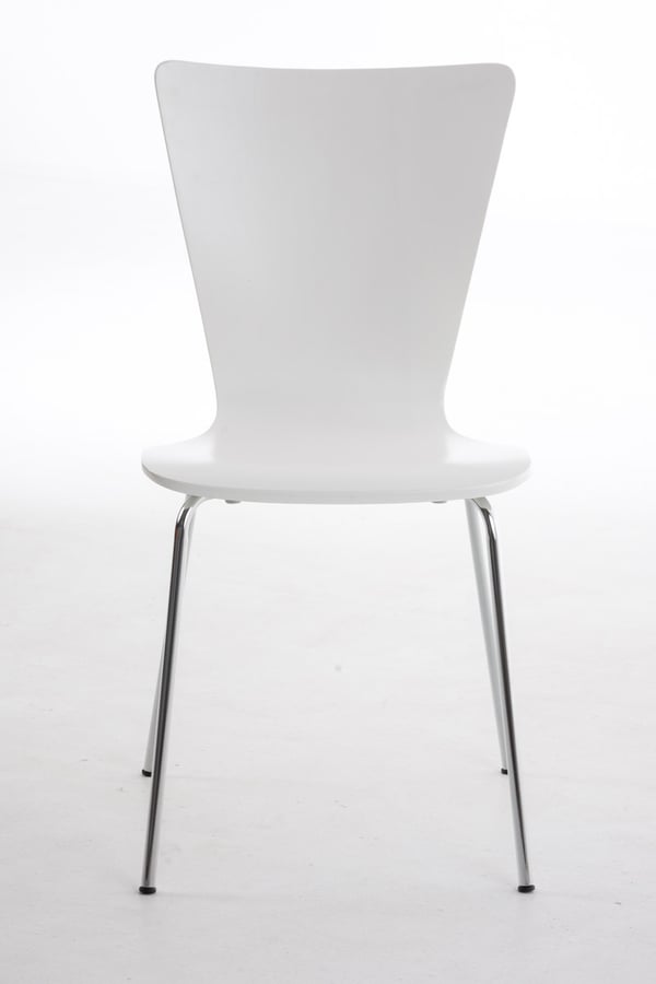 2x Stabelstol Aaron Med Træsæde Og Ergonomisk Sæde I Konferencestol Med 45 CM Sædehøjde