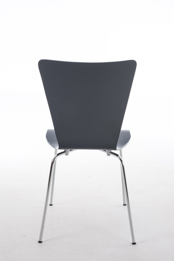 2x Stabelstol Aaron Med Træsæde Og Ergonomisk Sæde I Konferencestol Med 45 CM Sædehøjde
