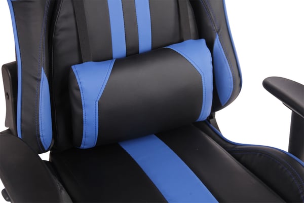 Gaming kontorsstol Limit XM med konstläderöverdrag I Gamingstol med fotstöd I Höj- och sänkbar I Datorstol med massagesfunktion