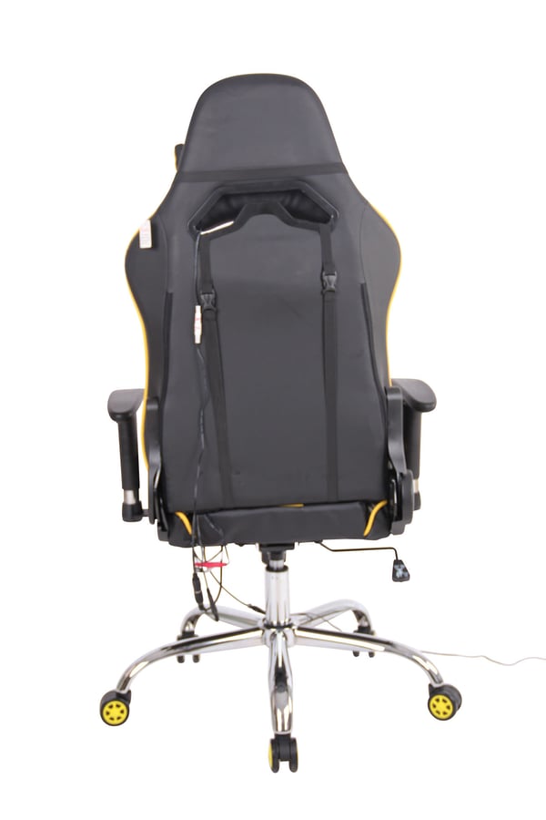 Gaming kontorsstol Limit XM med konstläderöverdrag I Gamingstol med fotstöd I Höj- och sänkbar I Datorstol med massagesfunktion