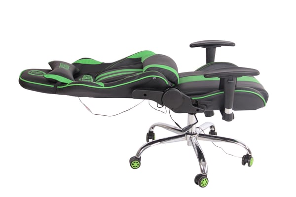 Gaming kontorsstol Limit XM med konstläderöverdrag I Gamingstol med fotstöd I Höj- och sänkbar I Datorstol med massagesfunktion