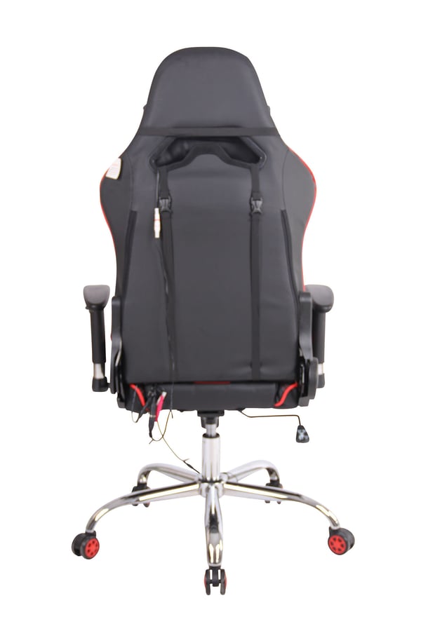 Gaming kontorsstol Limit XM med konstläderöverdrag I Gamingstol med fotstöd I Höj- och sänkbar I Datorstol med massagesfunktion