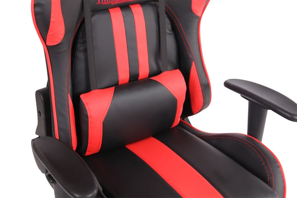 Gaming kontorsstol Limit XM med konstläderöverdrag I Gamingstol med fotstöd I Höj- och sänkbar I Datorstol med massagesfunktion