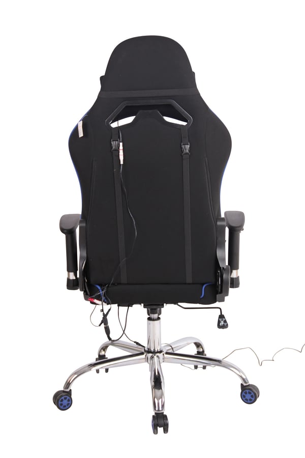 Gaming kontorsstol Limit XM med tygklädsel I Gamingstol med fotstöd I Höj- och sänkbar I Datorstol med massagefunktion