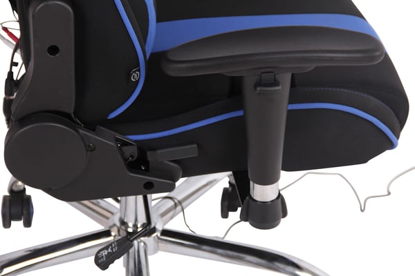 Gaming kontorsstol Limit XM med tygklädsel I Gamingstol med fotstöd I Höj- och sänkbar I Datorstol med massagefunktion