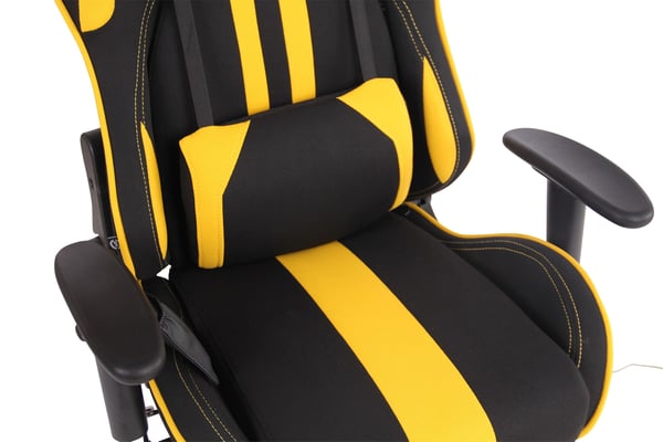 Gaming kontorsstol Limit XM med tygklädsel I Gamingstol med fotstöd I Höj- och sänkbar I Datorstol med massagefunktion