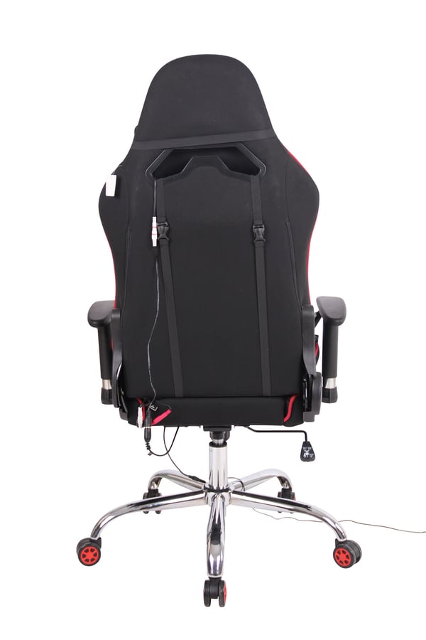 Gaming kontorsstol Limit XM med tygklädsel I Gamingstol med fotstöd I Höj- och sänkbar I Datorstol med massagefunktion