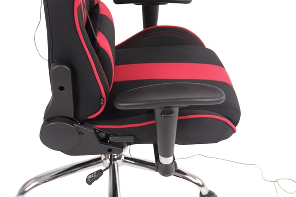 Gaming kontorsstol Limit XM med tygklädsel I Gamingstol med fotstöd I Höj- och sänkbar I Datorstol med massagefunktion