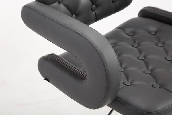 2-pack barstolar Dublin konstläder med armstöd | Snurrbar barstol med fotstöd | Höjdjusterbar barstol