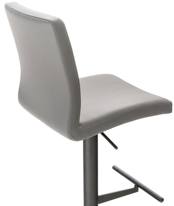 Set om 2 Cadiz barstolar med klädsel i konstläder I Barstolar som kan justeras i höjdled och vridas I Som klarar upp till 240 kg