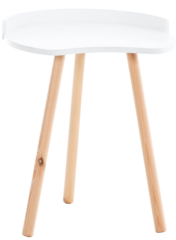Sidebord Jannis I Ben af bøgetræ I Sidebord i skandinavisk stil I Lille sofabord
