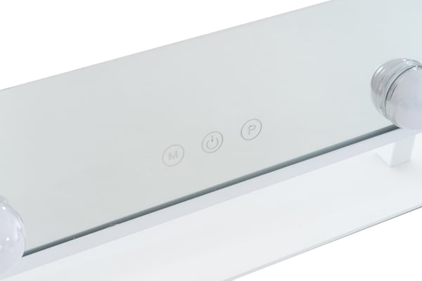 Sminkspegel Majuro I Kosmetikspegel I Dimbar LED-belysning I 3 Ljuslägen