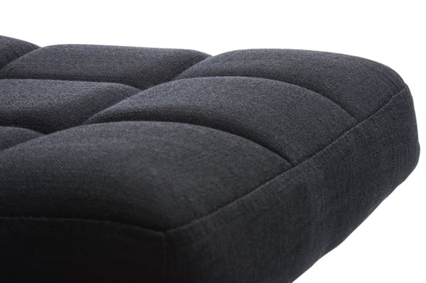 2-pack Barstolar Peru med tygklädsel I Snurrbara, höj- och sänkbara barstolar med ryggstöd & metallställning i krom-look