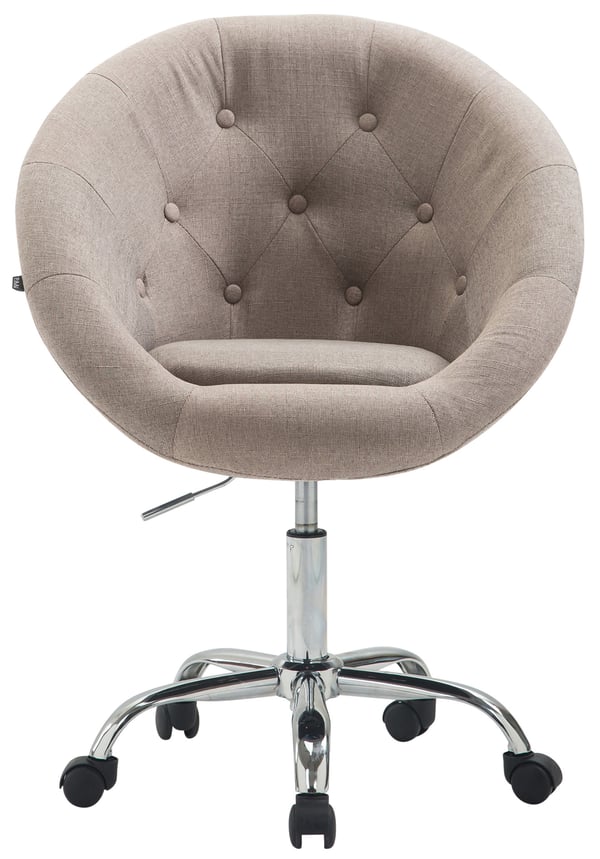 Work Stool London V2 Fabric I Drejelænestol | Højdejusterbar skammel med Easy Roll hjul