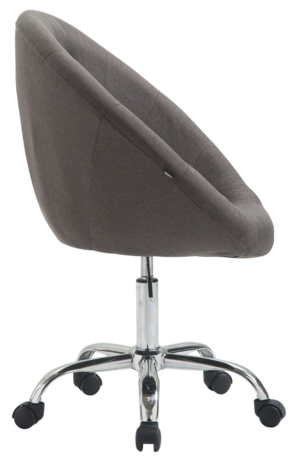 Work Stool London V2 Fabric I Drejelænestol | Højdejusterbar skammel med Easy Roll hjul