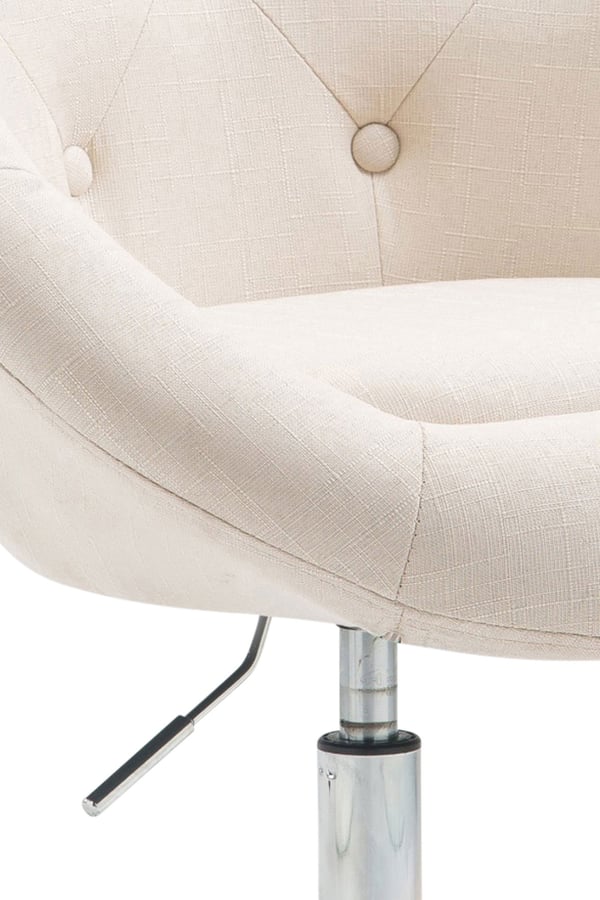 Work Stool London V2 Fabric I Drejelænestol | Højdejusterbar skammel med Easy Roll hjul