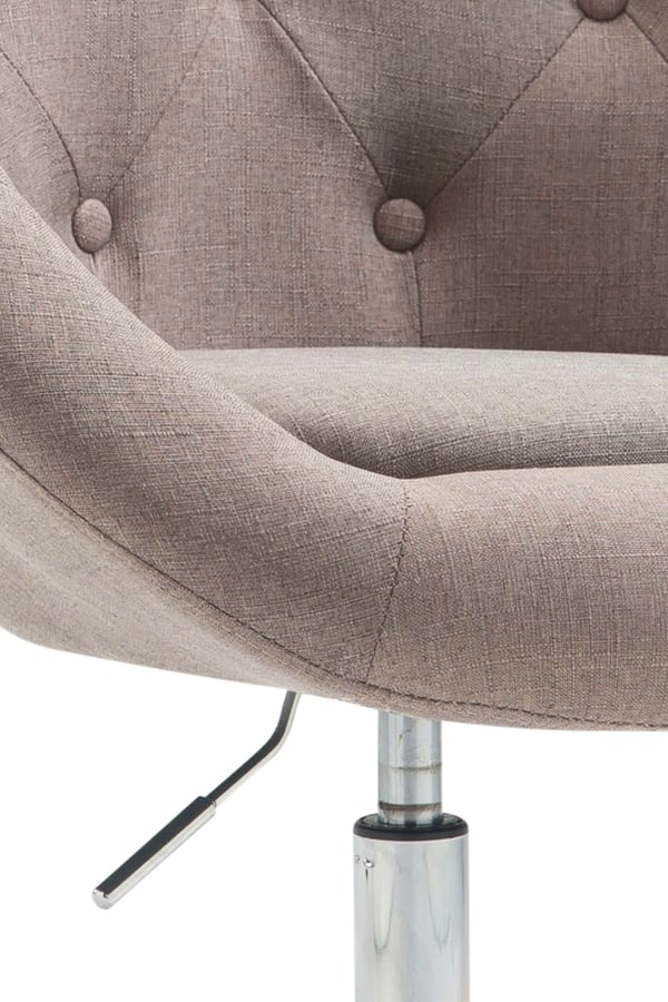 Work Stool London V2 Fabric I Drejelænestol | Højdejusterbar skammel med Easy Roll hjul