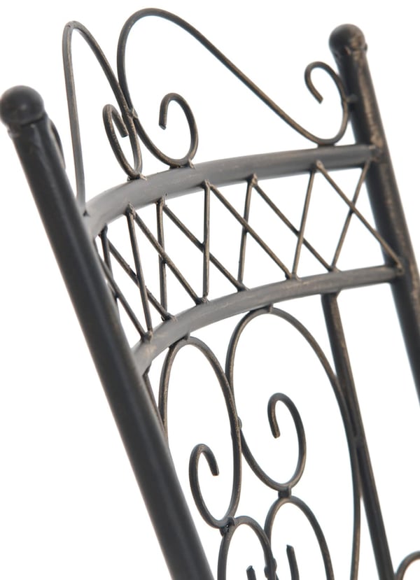2 kpl Sheela I puutarhatuolit metallista I Metallituoli käsinojilla Jugendtyyli