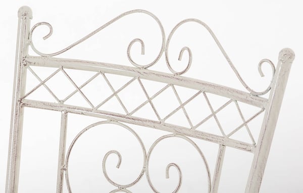2-pack stolar Sheela I Trädgårdsstolar i metall I Metallstol med armstöd i Jugendstil
