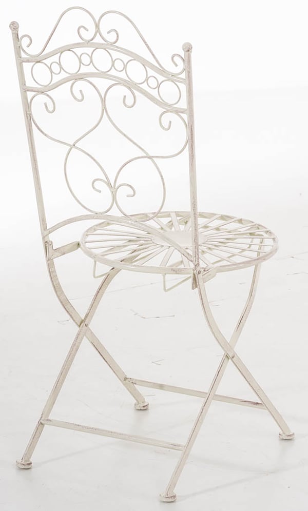 Trädgårdsset Indra I Två Fällstolar Och Ett Bord I Lättskötta Järnmöbler I Jugendstil