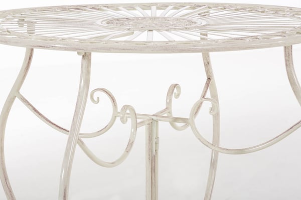 Trädgårdsset Indra I Två Fällstolar Och Ett Bord I Lättskötta Järnmöbler I Jugendstil