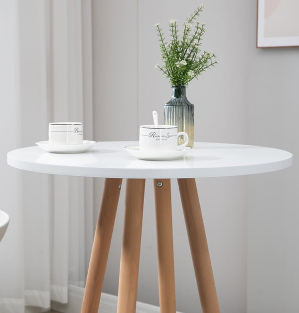Højbord Livia rund I Barbord Rund I Bistrobord i træ