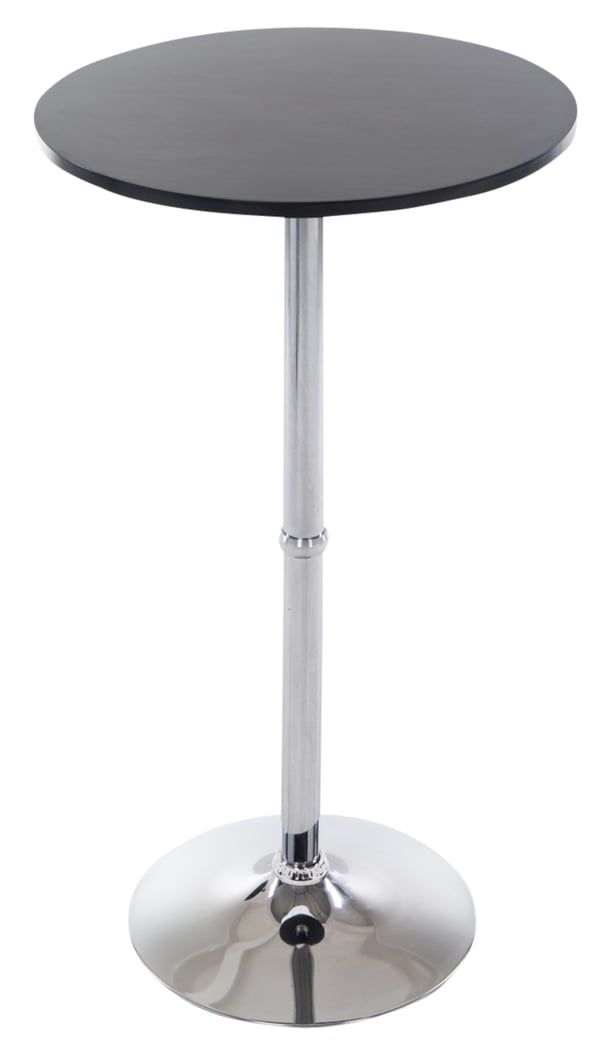 2-Pack Metallbarbord Med Rund Träskiva | Ø 60 CM | Höjd: 110 CM