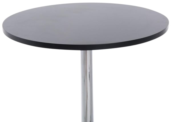 2-Pack Metallbarbord Med Rund Träskiva | Ø 60 CM | Höjd: 110 CM