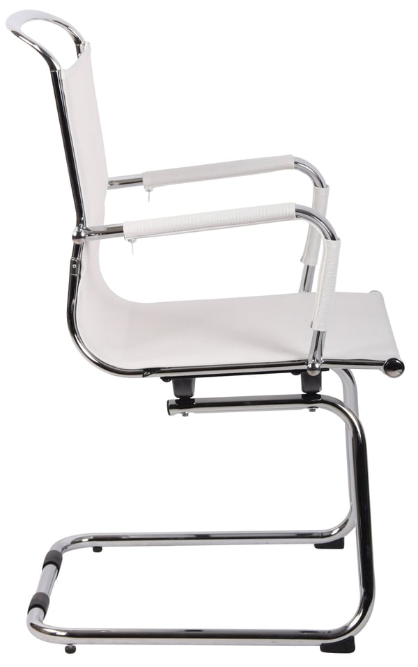 Barnet Mesh Visitor Chair I käsinojalla ja kromirungolla I hengittävä verkkopeite