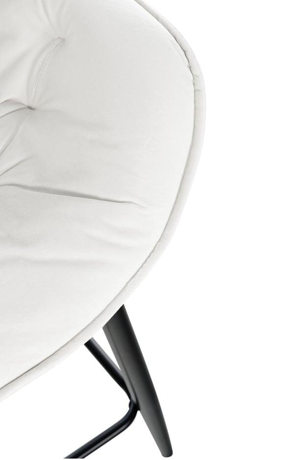 Barstol Gibson velvet I polstret barstol med fodstøtte I sædehøjde 76 cm