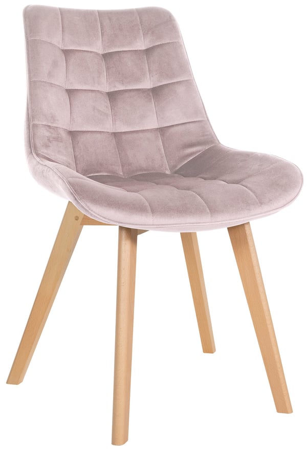 Brook Chair I Ruokapöydän tuoli, jossa on tikattu kuvio samettipäällysteessä I Neljäjalkainen puurunko Brook Chair I Ruokapöydän tuoli, jossa on tikattu kuvio samettipäällysteessä I Neljäjalkainen puurunko