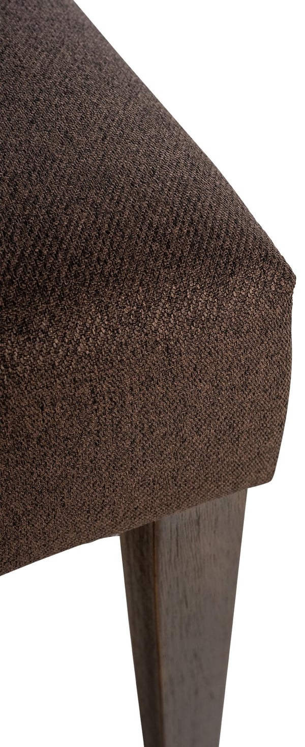 Matstol Lisburn I Sammet I Tyg I Stoppad Stol Quiltsydd Chesterfield Design