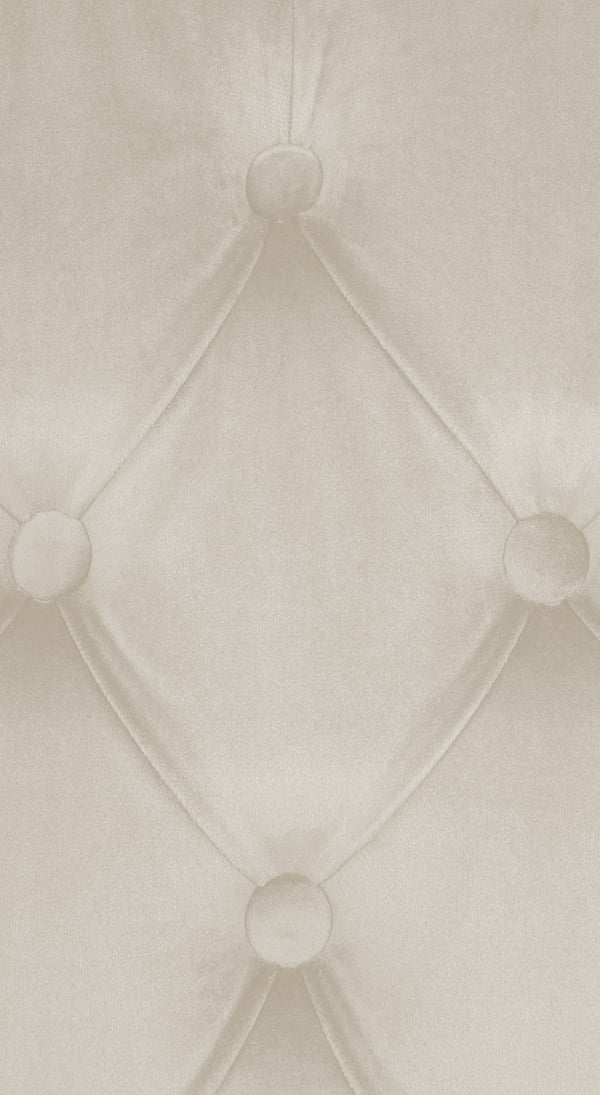 2 stk. spisestuestole Lisburn I fløjl I stof I polstrede stole quiltet Chesterfield design