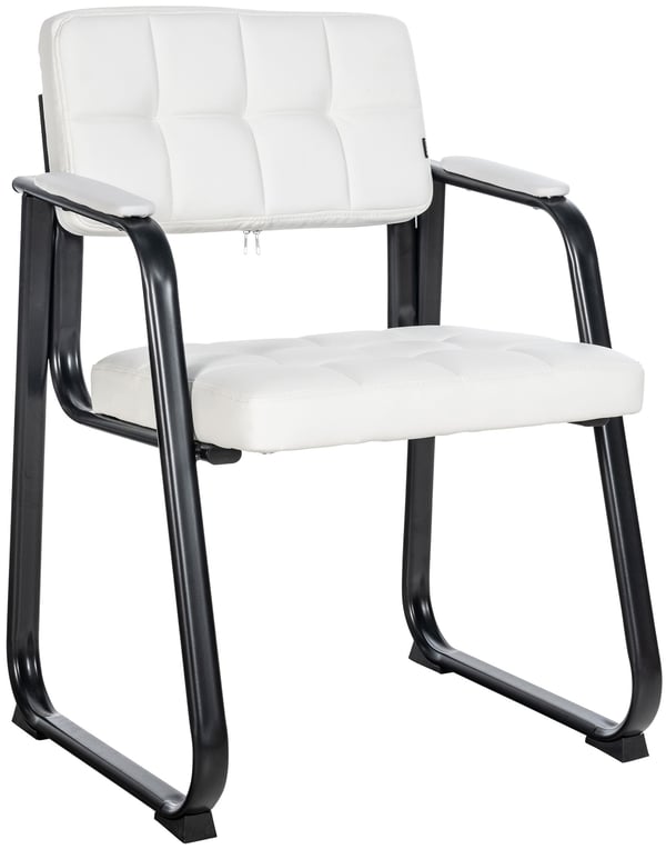 Ergonomisk besöksstol Canada, med armstöd och tygklädsel, matt svart metallram, belastbar upp till 120 kg Ergonomisk besöksstol Canada, med armstöd och tygklädsel, matt svart metallram, belastbar upp till 120 kg