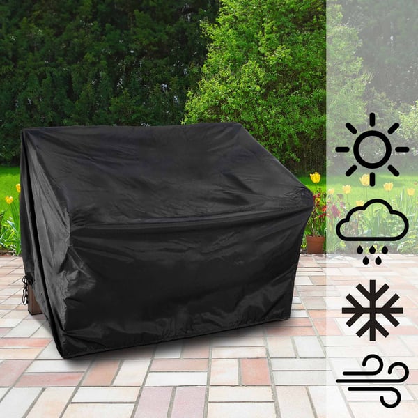 Teakbänk 120 cm med överdrag I Teakbänk med matchande skyddsöverdrag I Träbänk i olika varianter Inklusive överdrag