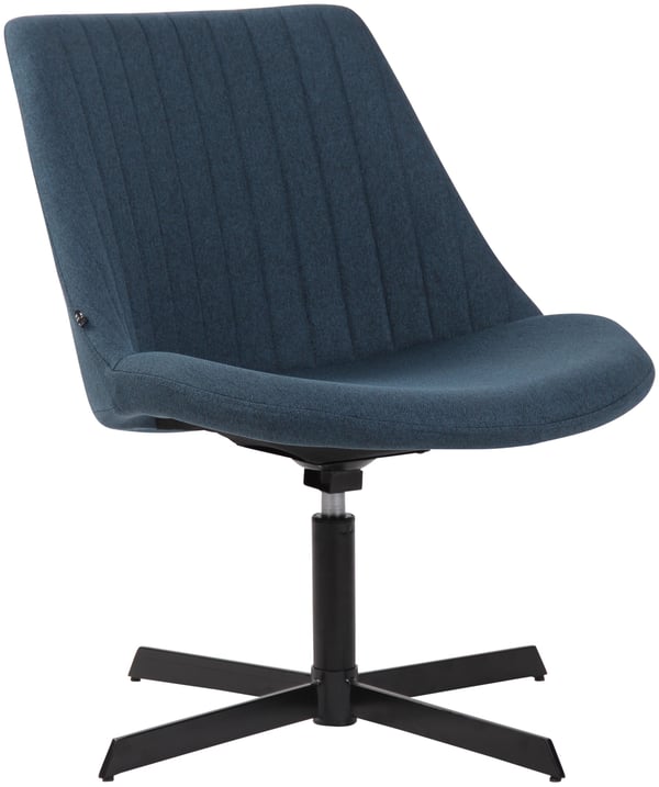 Lounger Granby I 360 asteen pyörivä rentotuoli kangasverhoilulla I Ergonominen muotoilu lattiaystävällisillä jalkasuojilla I Selkänojallinen nojatuoli