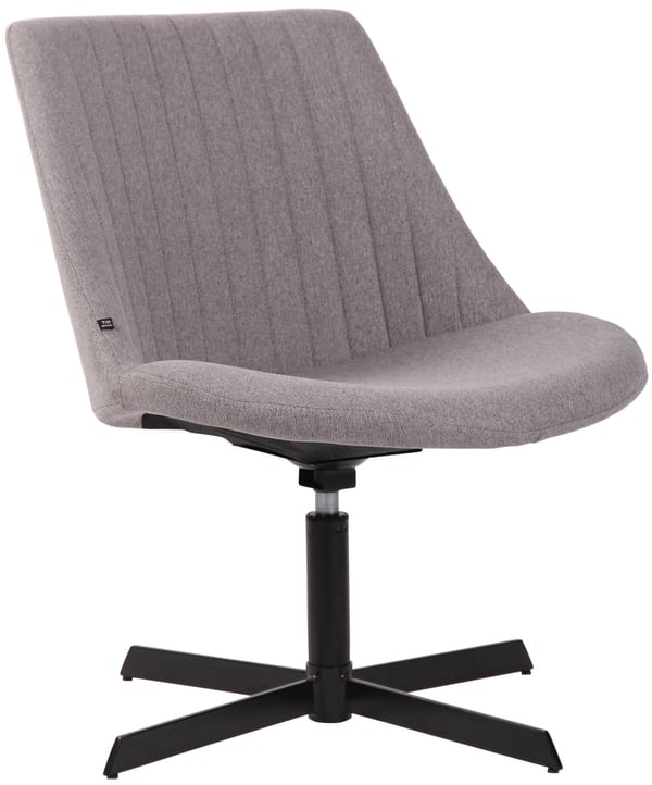 Lounger Granby I 360 asteen pyörivä rentotuoli kangasverhoilulla I Ergonominen muotoilu lattiaystävällisillä jalkasuojilla I Selkänojallinen nojatuoli