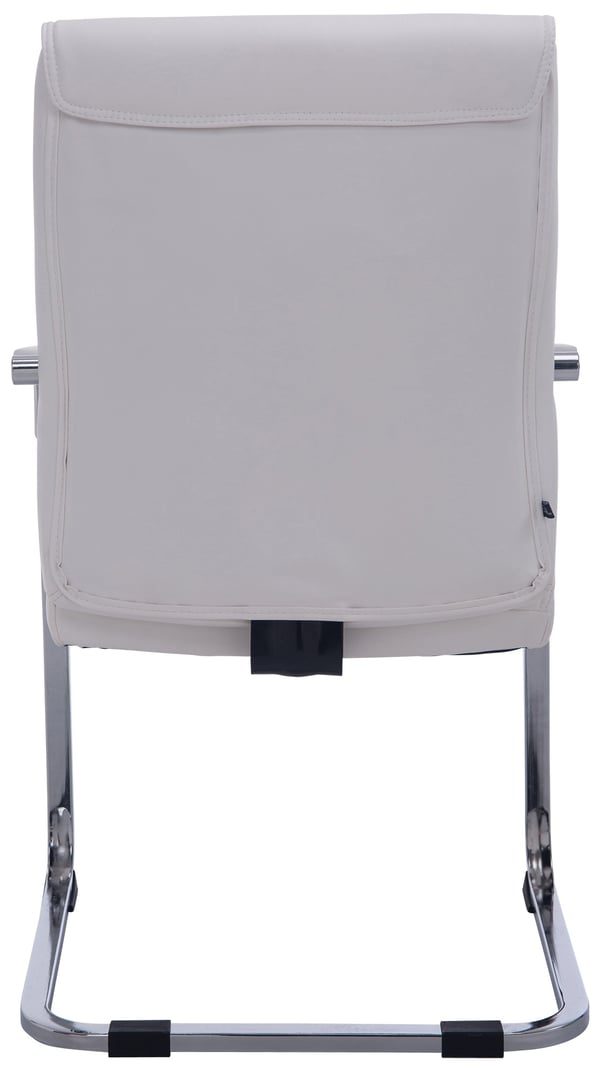 XL Cantilever Chair Anubis med imiteret læderbetræk og polstret sæde I Easy Care konferencestol med armlæn