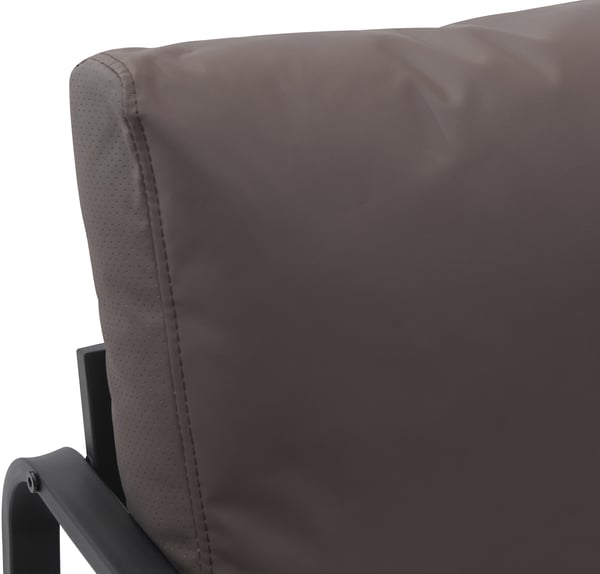 Lounger Manea I Relax-lænestol i kunstlæder eller stofbetræk I Med robust metalstel I Polstret klublænestol