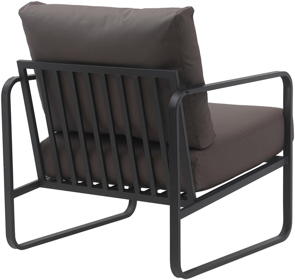 Lounger Manea I Relax-lænestol i kunstlæder eller stofbetræk I Med robust metalstel I Polstret klublænestol