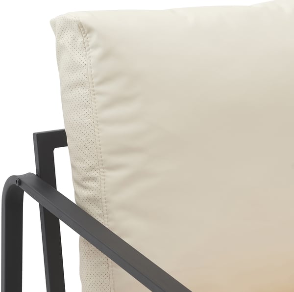 Lounger Manea I Relax-lænestol i kunstlæder eller stofbetræk I Med robust metalstel I Polstret klublænestol