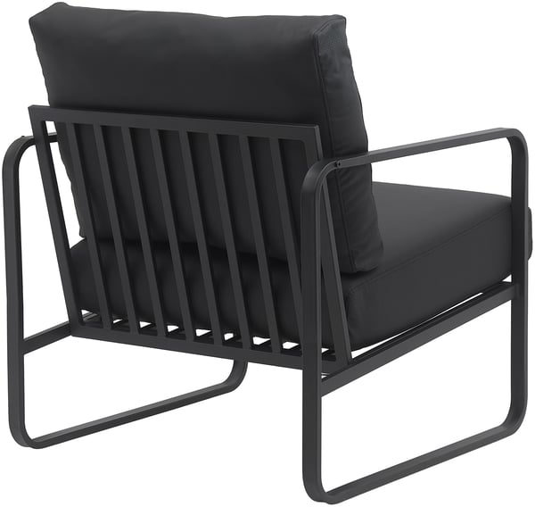 Lounger Manea I Relax-lænestol i kunstlæder eller stofbetræk I Med robust metalstel I Polstret klublænestol