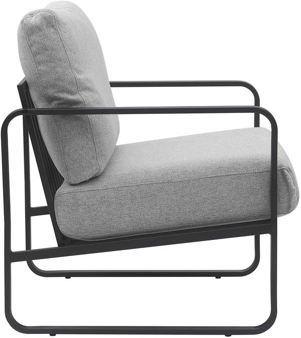 Lounger Manea I Relax-lænestol i kunstlæder eller stofbetræk I Med robust metalstel I Polstret klublænestol