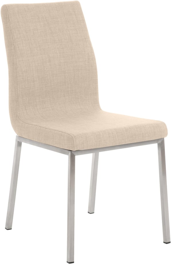 Ruokailutuoli Colmar kangas I Ergonominen tuoli kangasverhoilulla, jaloilla ruostumatonta terästä ja korkealla selkänojalla I Ruokailutilaan ja keittiöön.