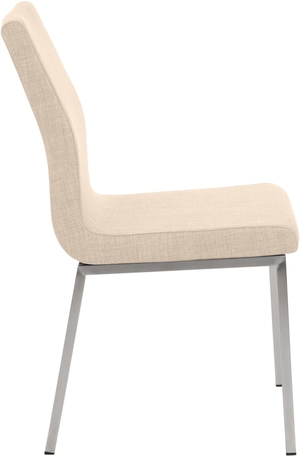 Ruokailutuoli Colmar kangas I Ergonominen tuoli kangasverhoilulla, jaloilla ruostumatonta terästä ja korkealla selkänojalla I Ruokailutilaan ja keittiöön.